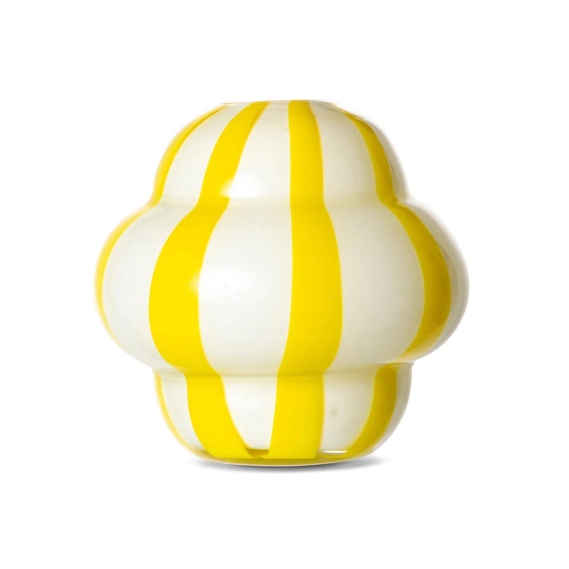 Curlie vase 20 cm, Gul Byon