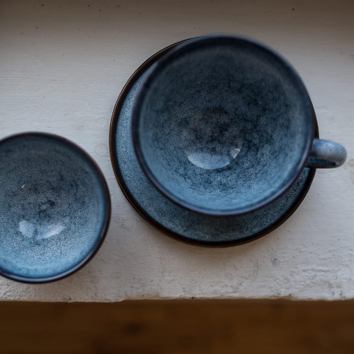 Jade kop med underkop, blå Byon