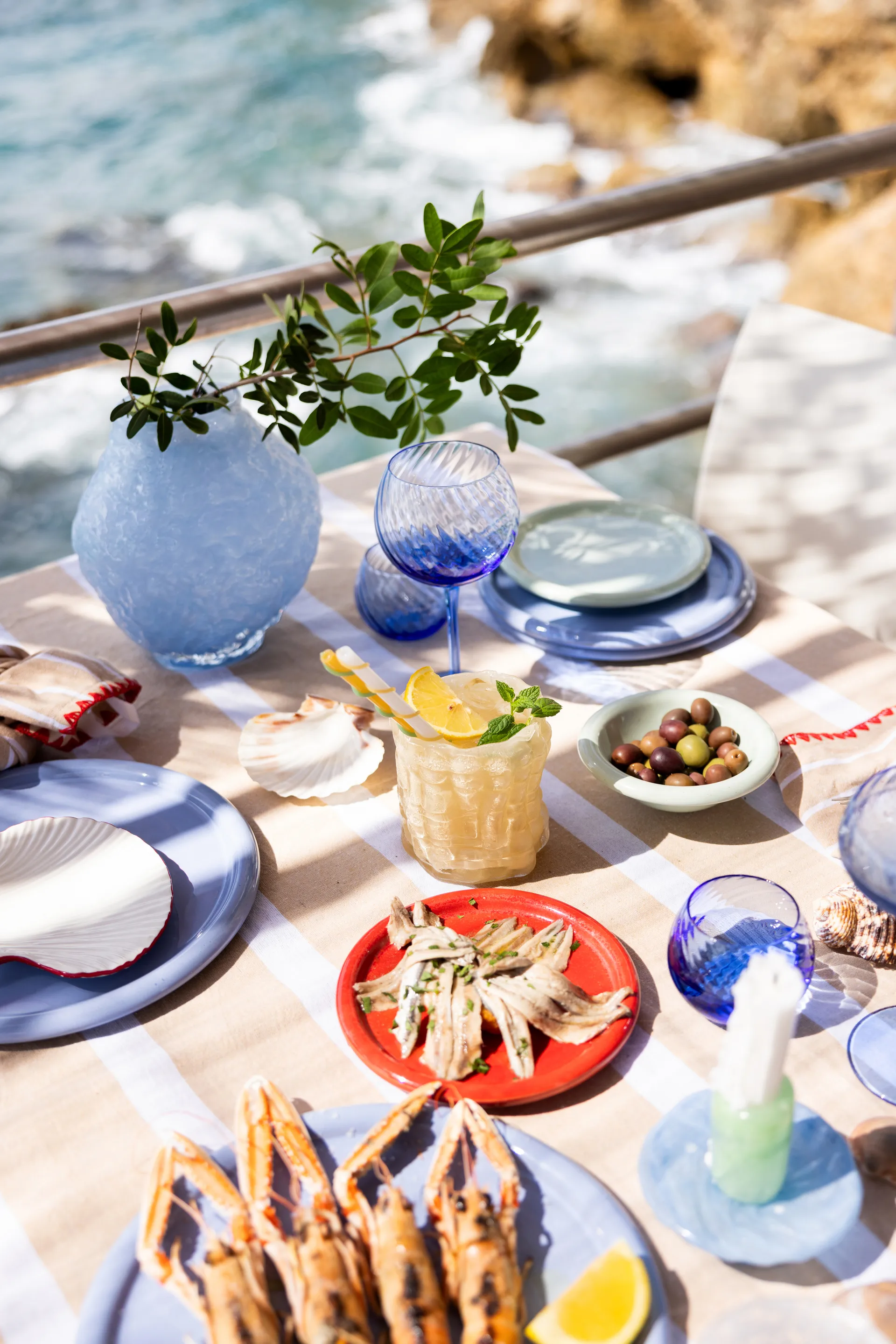 Laranne fyrfadsstage Ø10 cm, Beige Byon