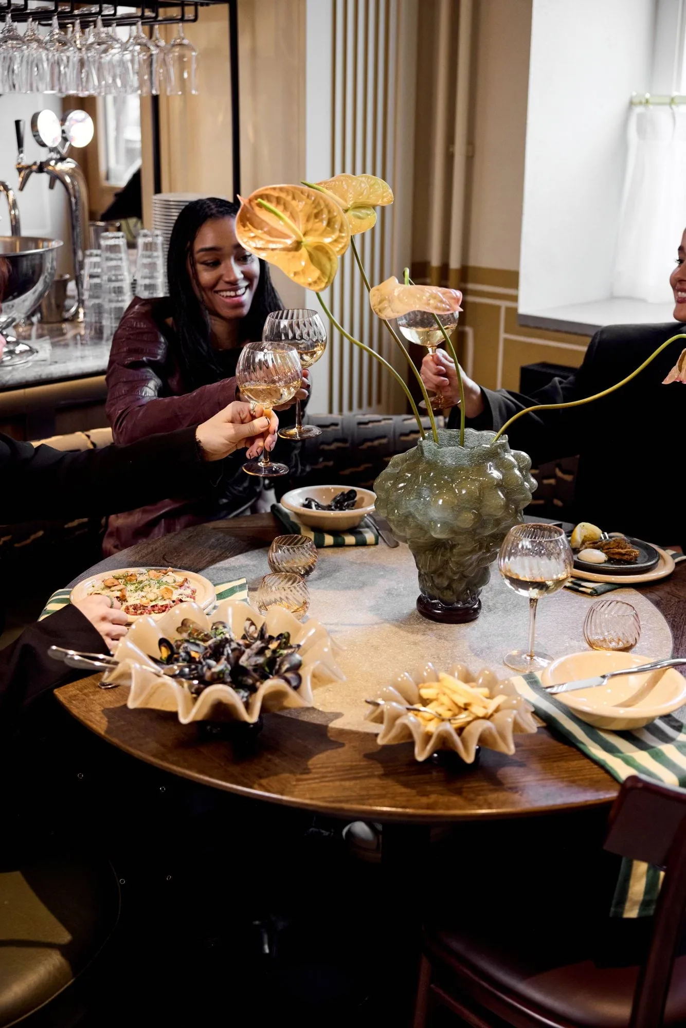 Lorin skål, L, Ø30x11 cm, Beige Byon