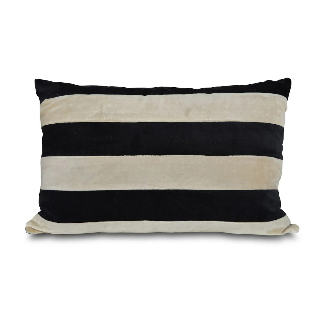 Byon Pathi pude L 40x60 cm Sort/Beige