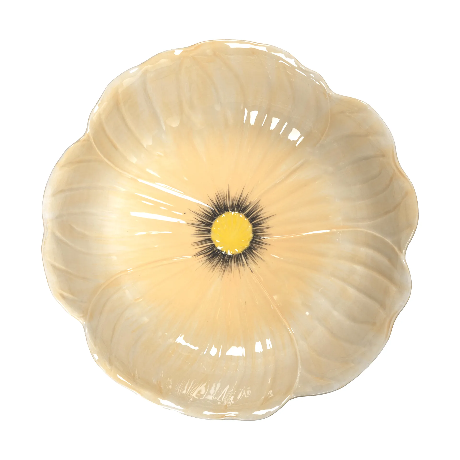 Poppy kagefad Ø26 cm, Beige Byon