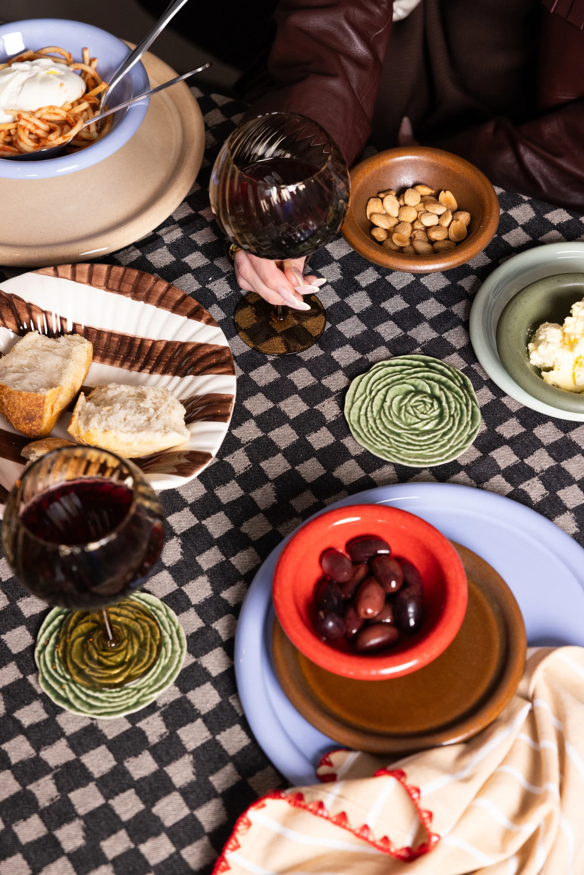 Porto asiet lille Ø17 cm, Brun Byon