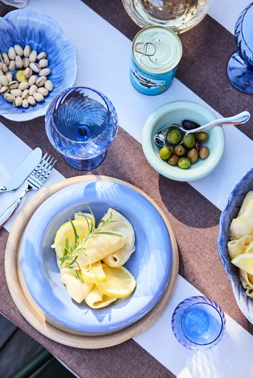 Porto dyb tallerken - Lyseblå, Ø22 cm - Byon