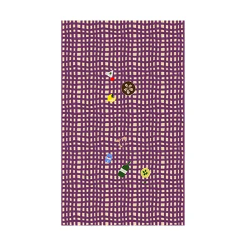 Sera dug - Blomme (lilla), 150x280 cm - Byon