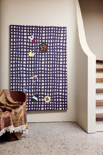 Sera dug - Blomme (lilla), 150x280 cm - Byon
