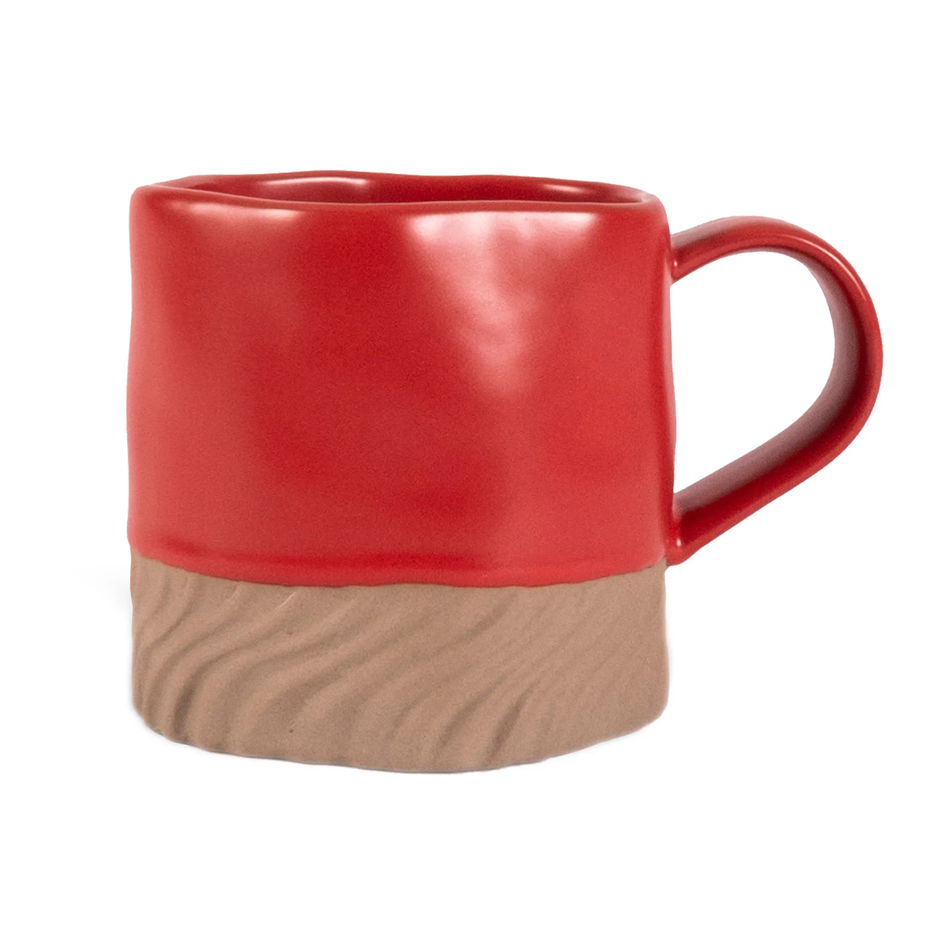 Swirl krus 38 cl, Rød/Beige Byon