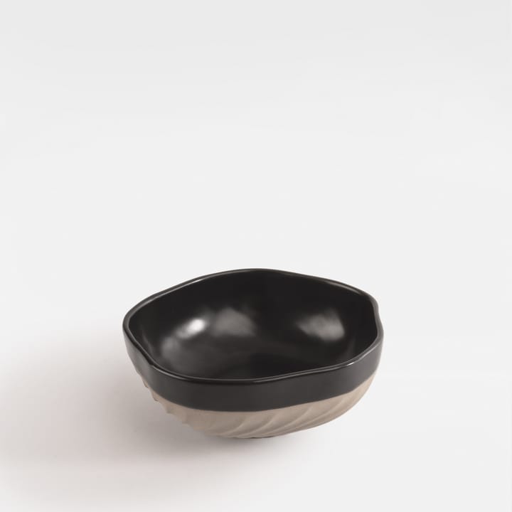 Swirl skål Ø11 cm, Sort/Beige Byon