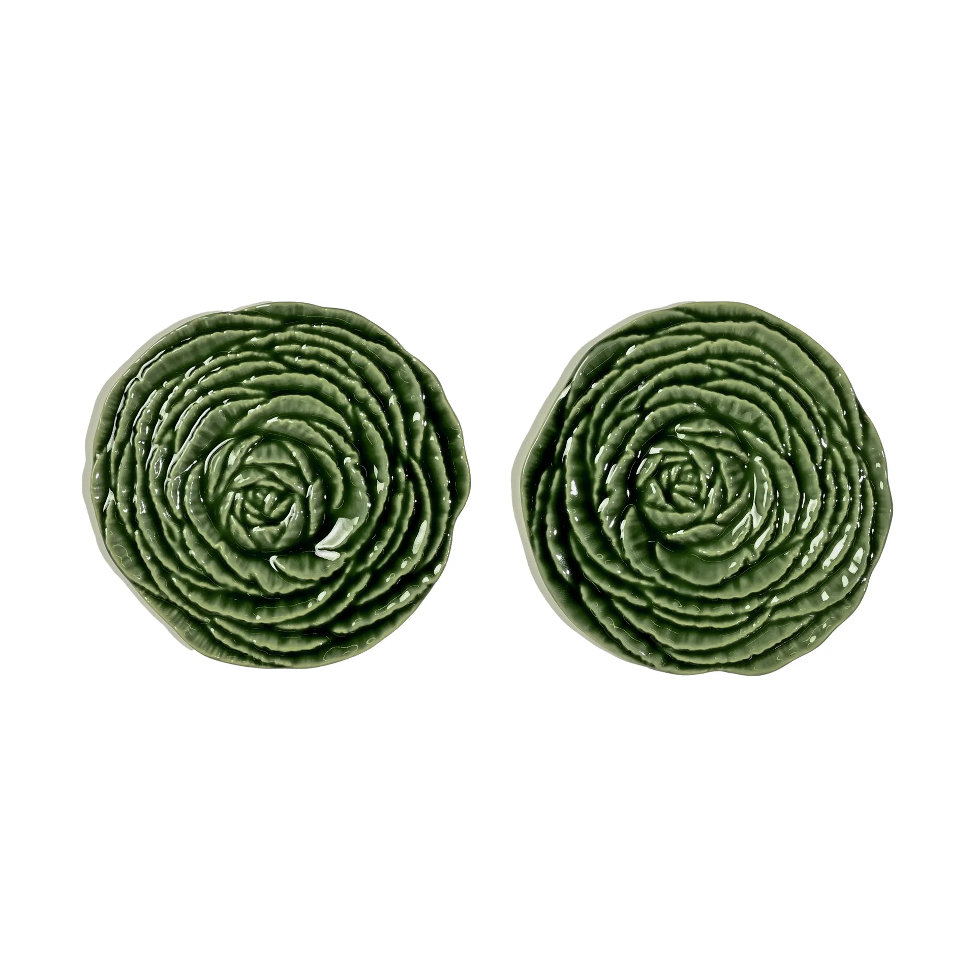 Veggie glasbrik Ø10 cm 2-pak, Grøn Byon