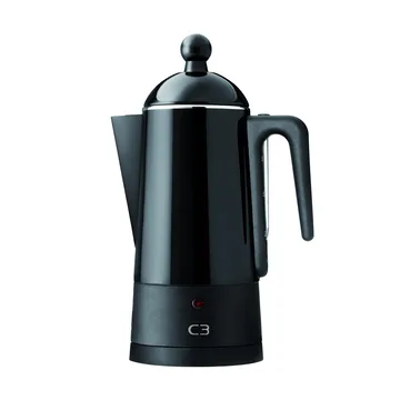 C3 Perkulator Design sort - 6 kopper - C3