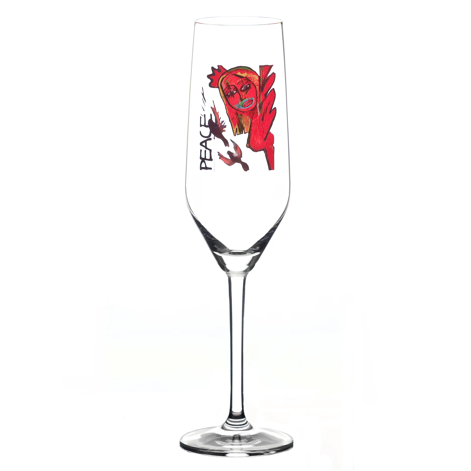 Scream Peace champagneglas, 30 cl Carolina Gynning