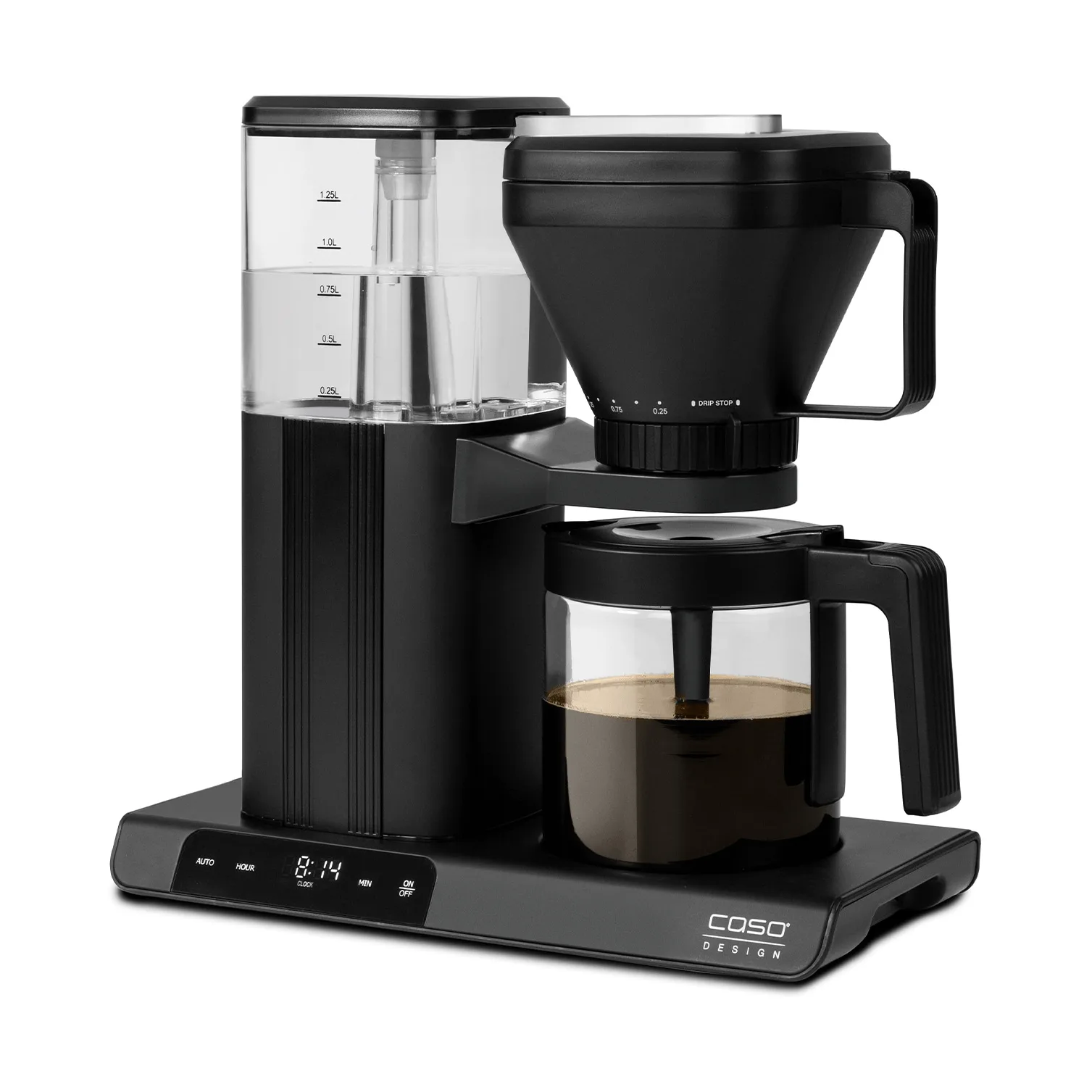 Caso Aroma Sense kaffemaskine, Sort, 10 kopper Caso