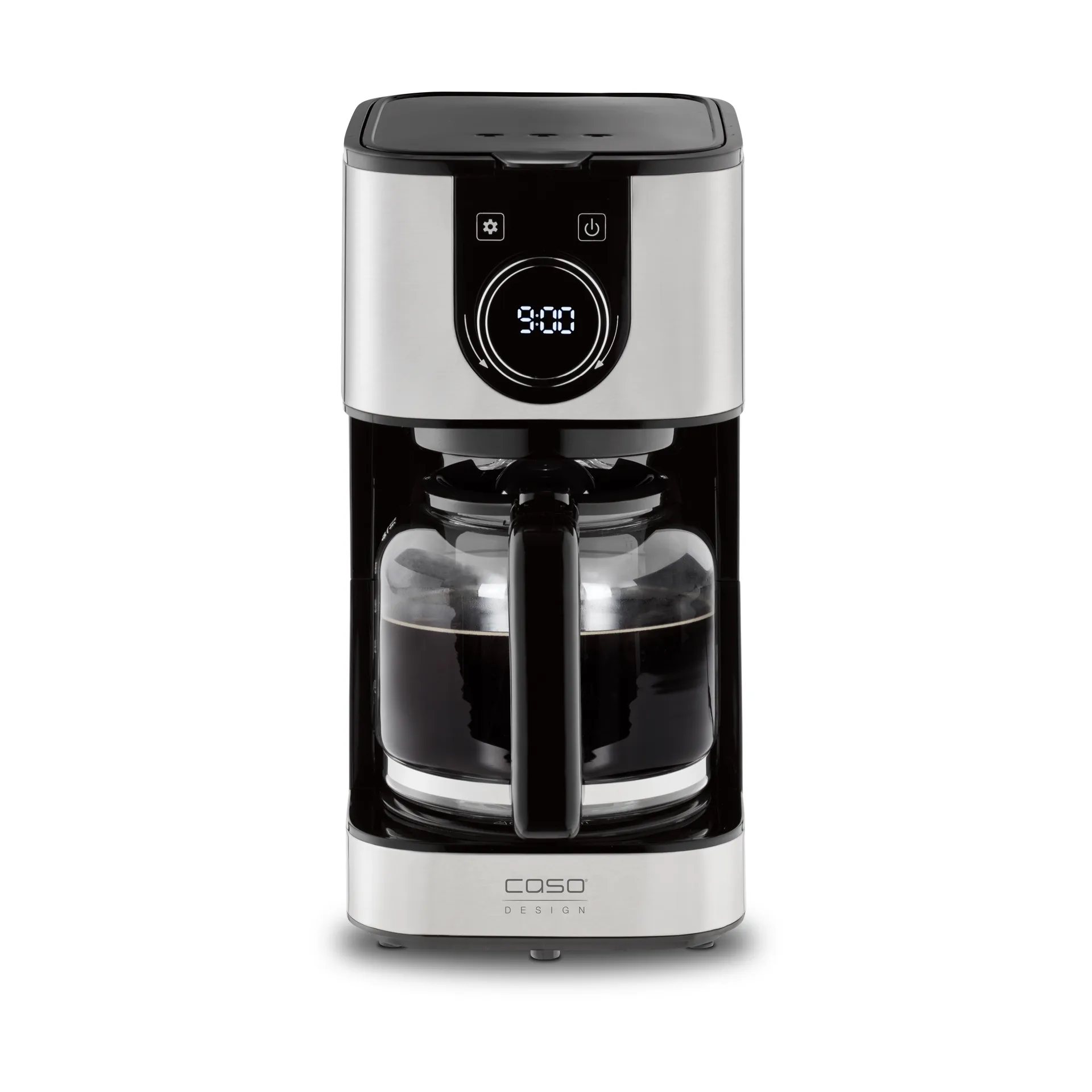 Caso Design Selection C kaffemaskine, Stål-sort, 12 kopper Caso