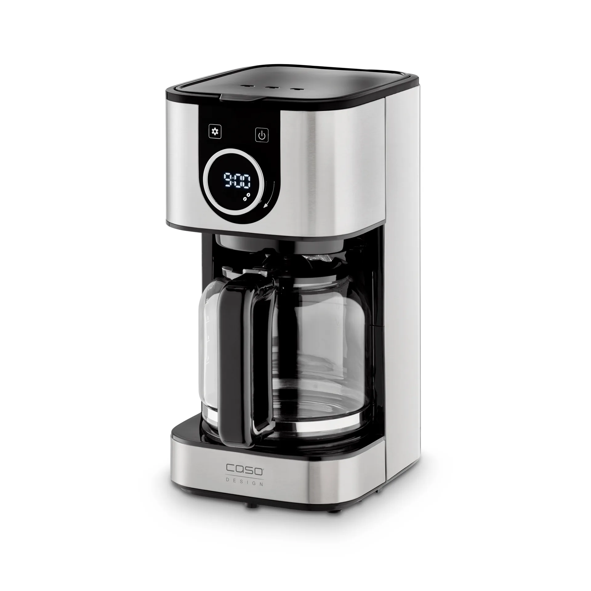 Caso Design Selection C kaffemaskine, Stål-sort, 12 kopper Caso