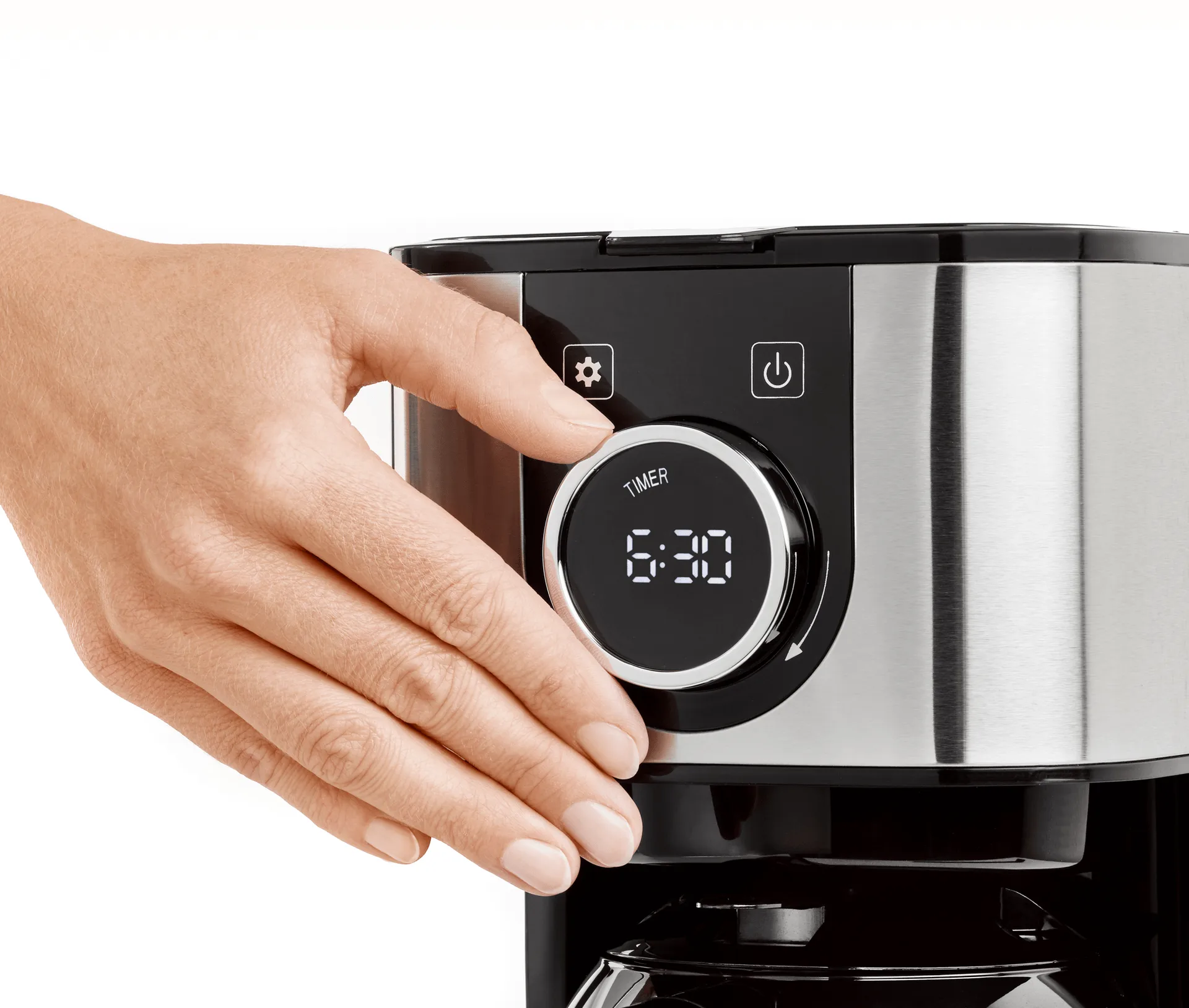 Caso Design Selection C kaffemaskine, Stål-sort, 12 kopper Caso