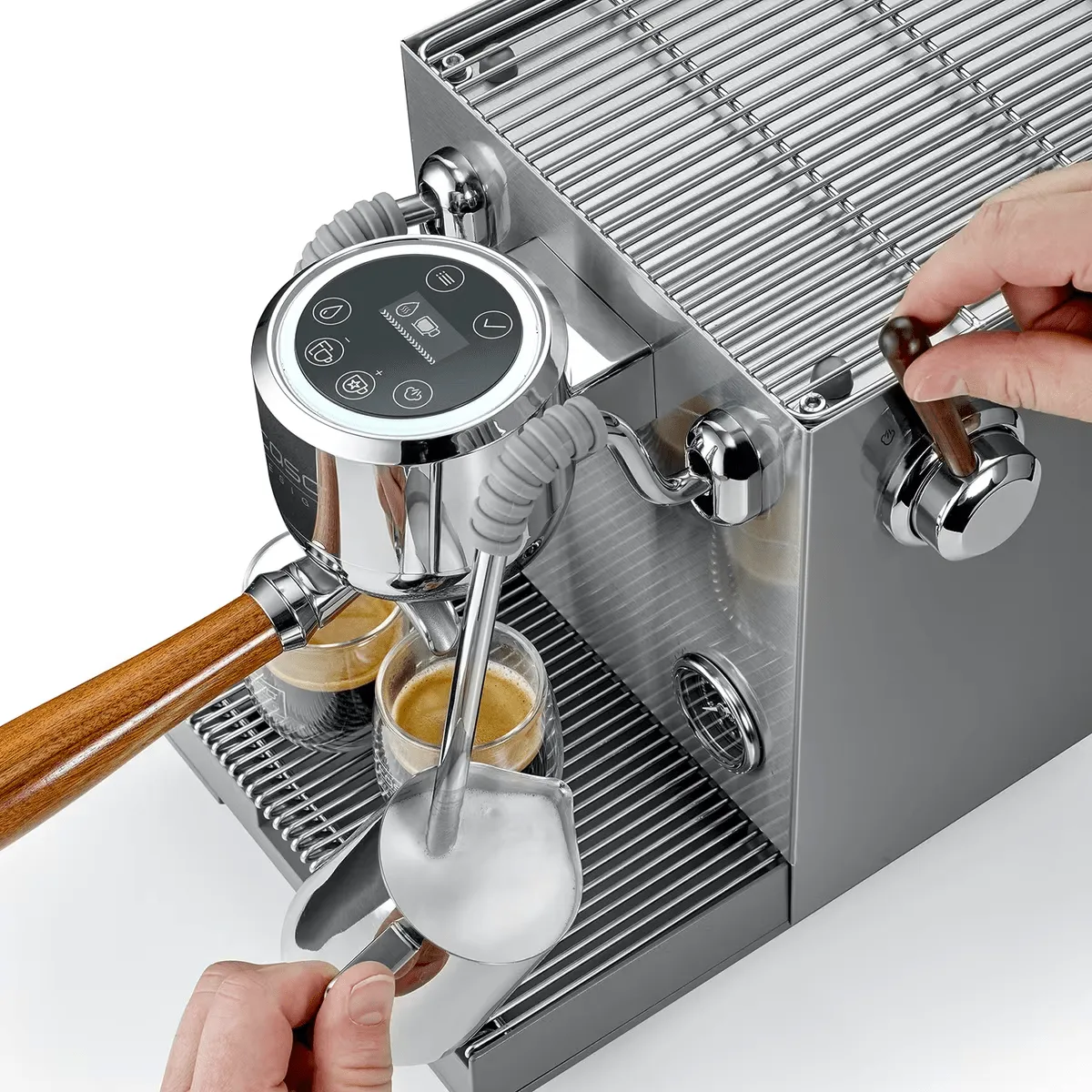 Caso Gourmet Avanceret espressomaskine, Stål Caso