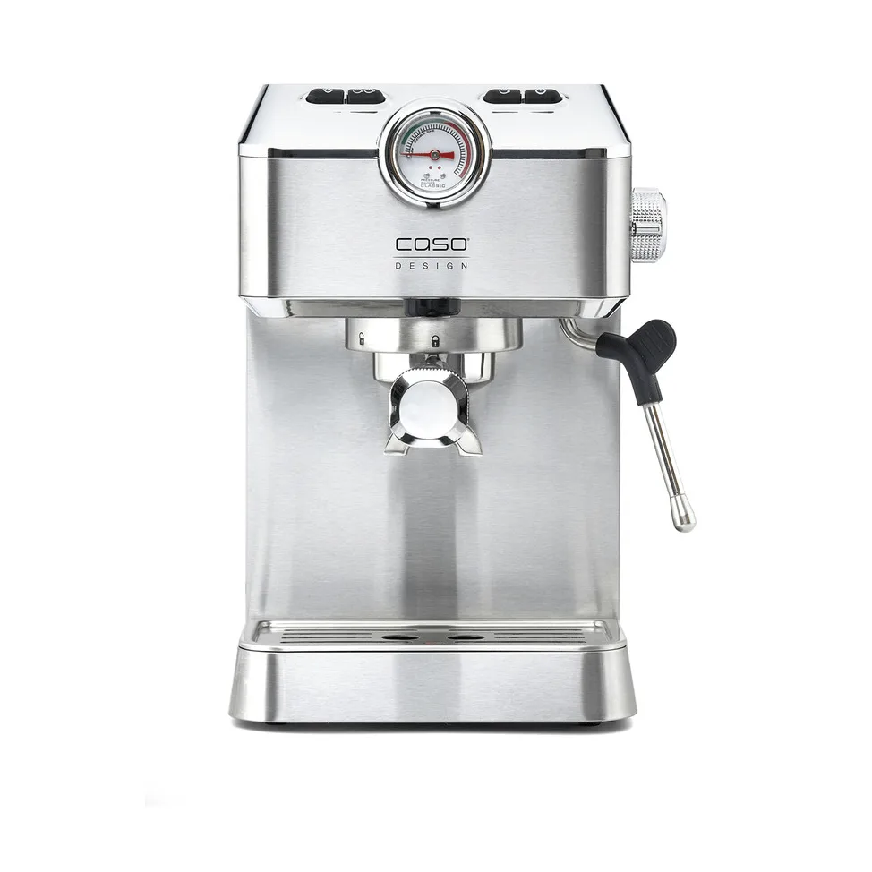 Caso Gourmet espressomaskine, Sølv Caso