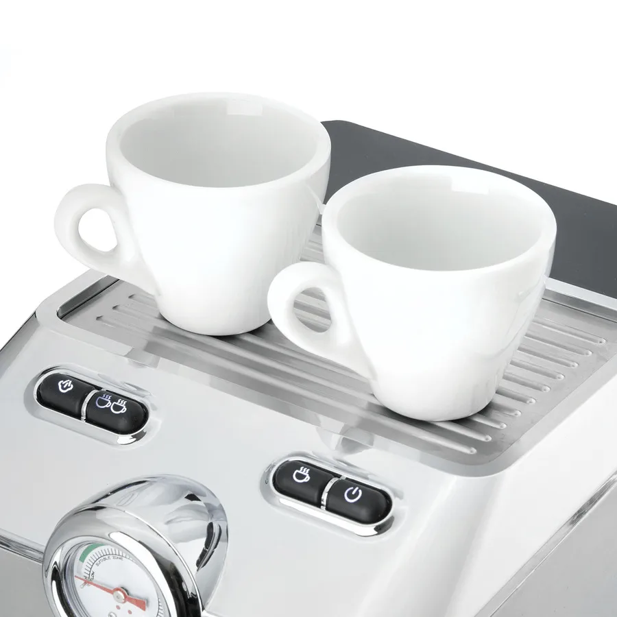 Caso Gourmet espressomaskine, Sølv Caso