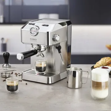 Caso Gourmet espressomaskine - Sølv - Caso