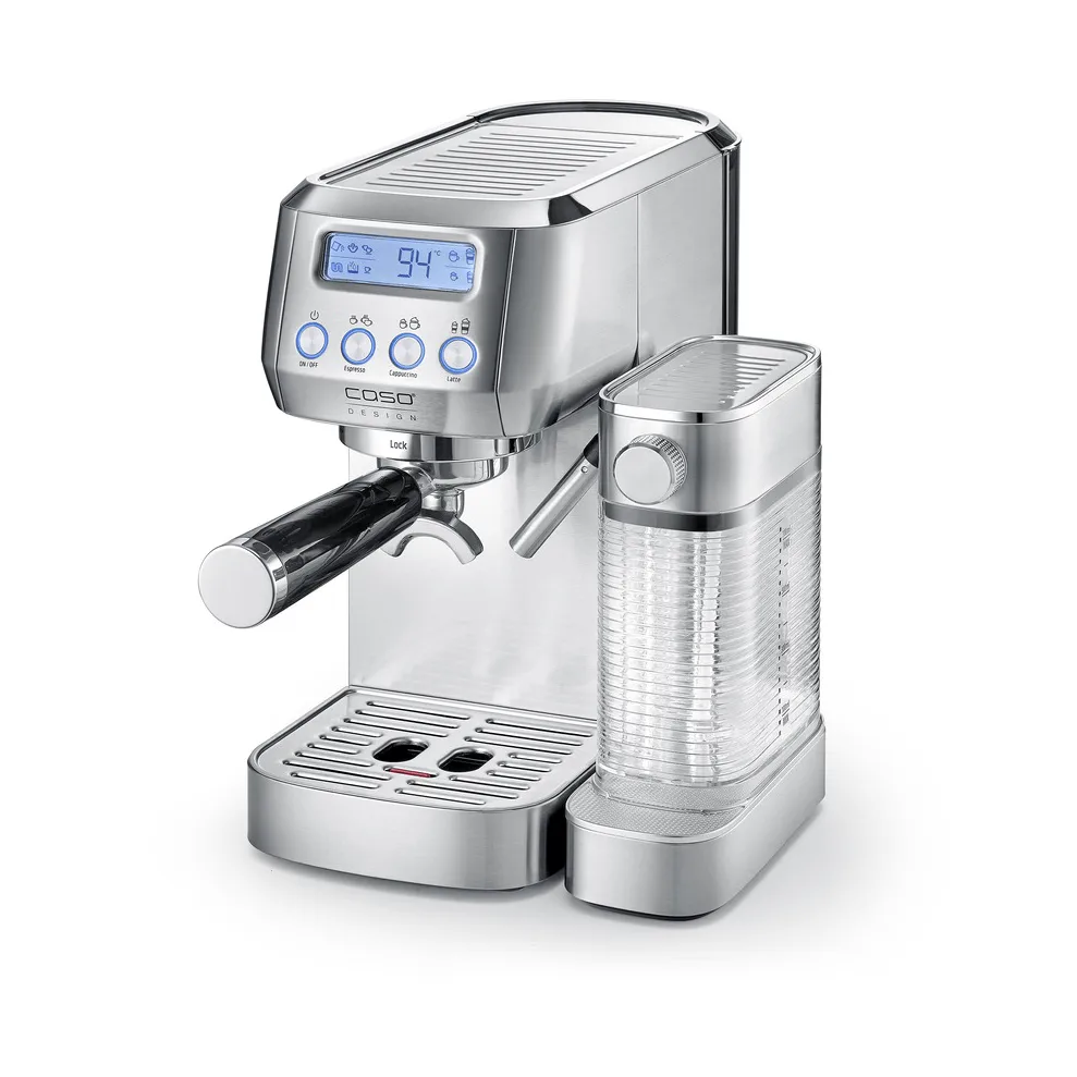 Caso Gourmet Latte espressomaskine, Sølv Caso
