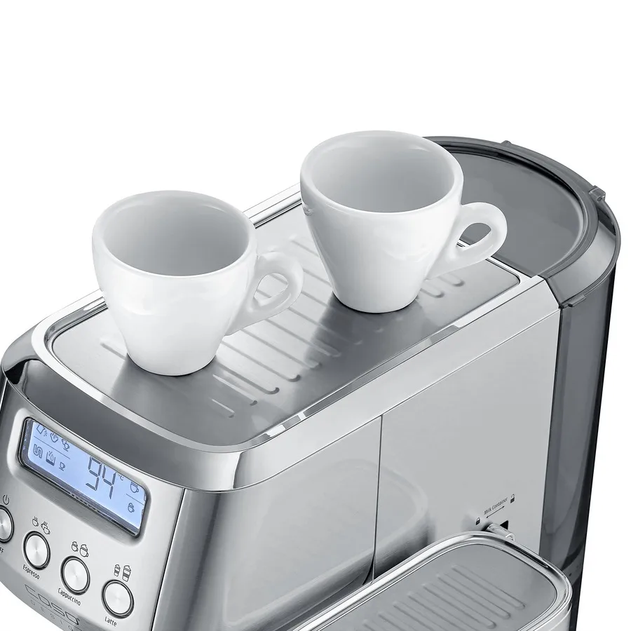 Caso Gourmet Latte espressomaskine, Sølv Caso