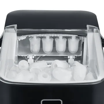 IceChef kompakt isterningemaskine - Mat sort - Caso