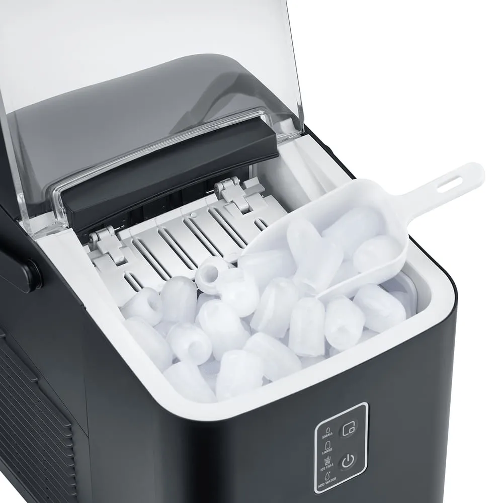 IceChef kompakt isterningemaskine, Mat sort Caso