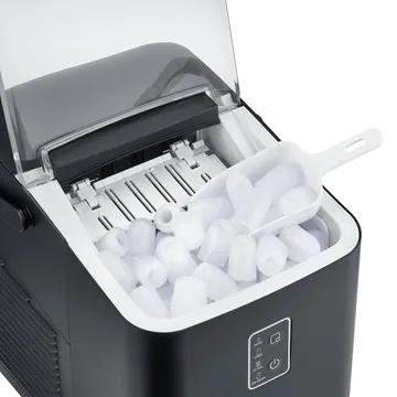 IceChef kompakt isterningemaskine - Mat sort - Caso