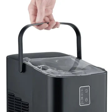IceChef kompakt isterningemaskine - Mat sort - Caso