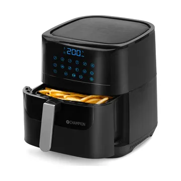 Champion Ceramic airfryer XL - Sort, 5,5 L - Champion