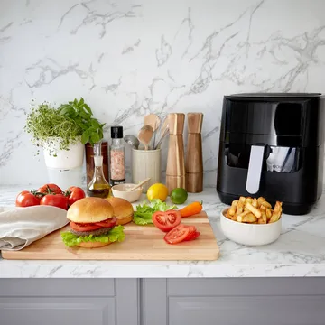 Champion Ceramic airfryer XL - Sort, 5,5 L - Champion