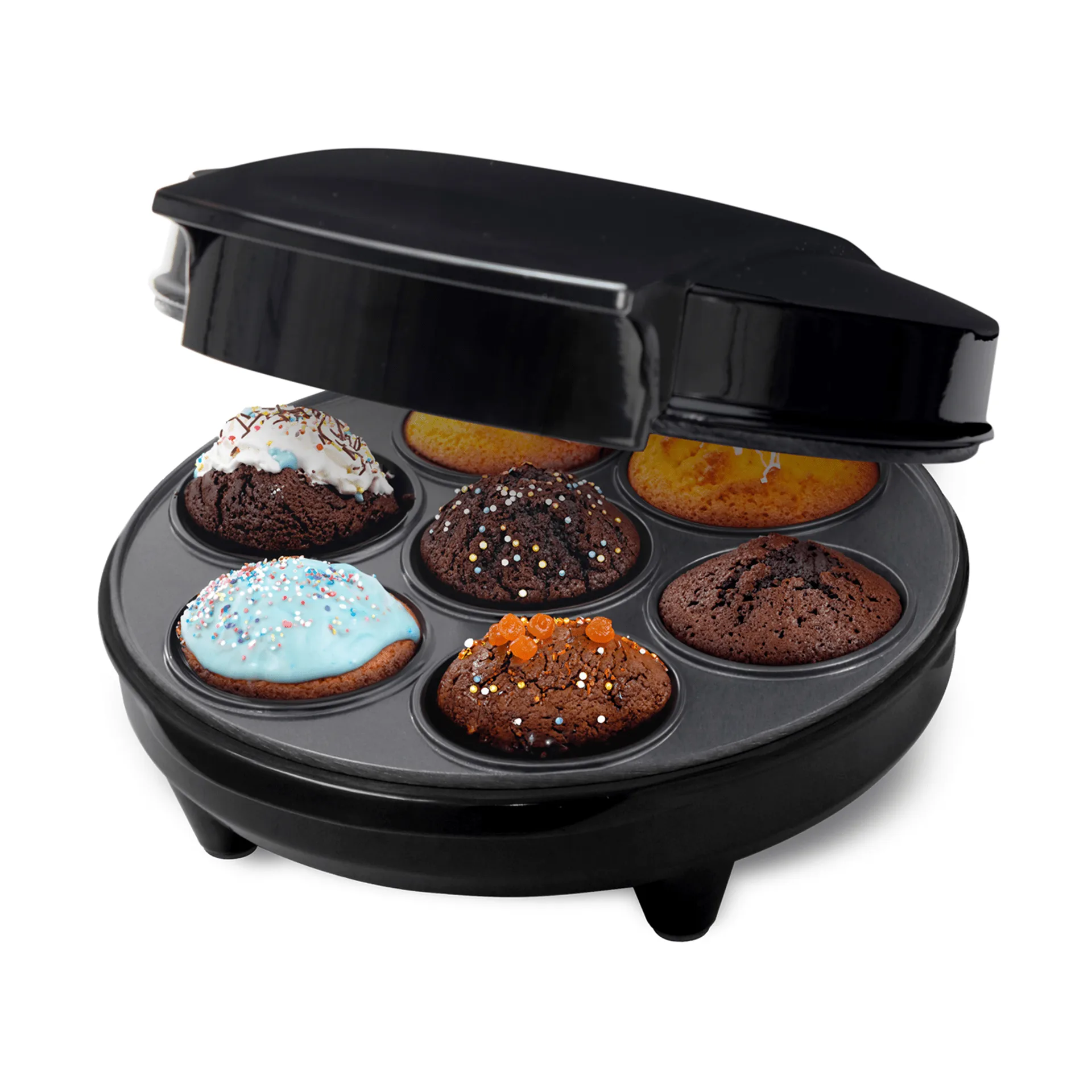 Champion muffinsmaskine 7 muffins, Sort Champion