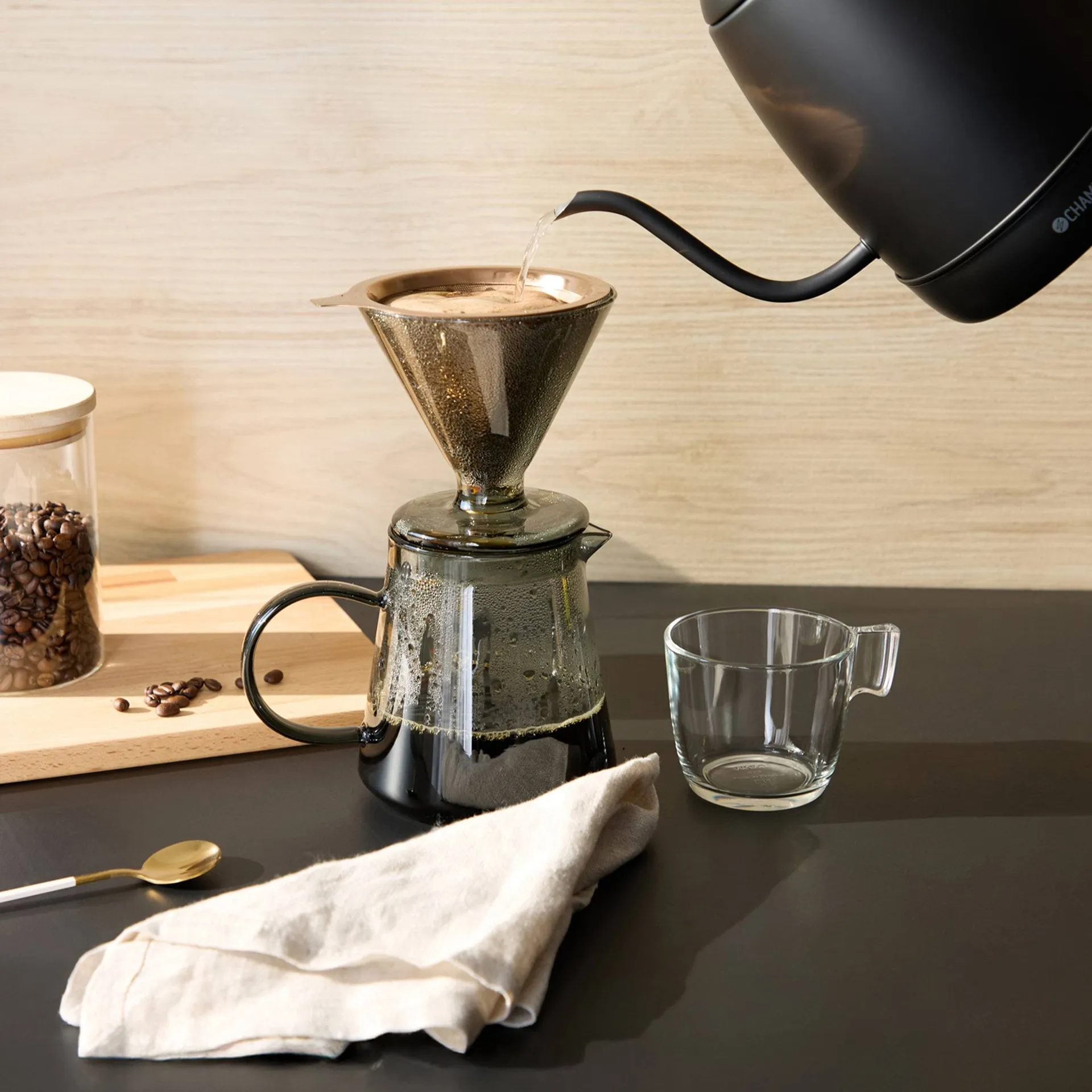 Champion Pour Over Elegant elkedel, Matsort, 1 L Champion