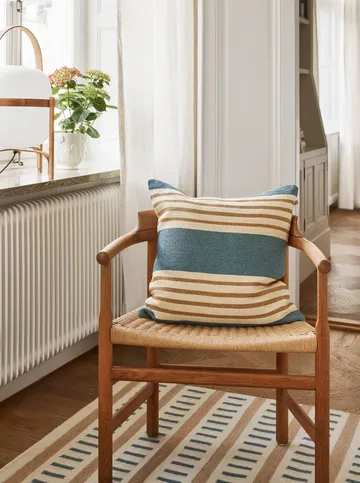 Aria pudebetræk - Heaven blue-khaki, 50x50 cm - Chhatwal & Jonsson