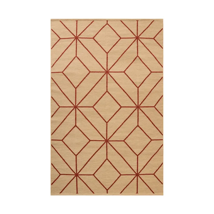 Ayur tæppe - Beige-Rust, 270x180 cm - Chhatwal & Jonsson