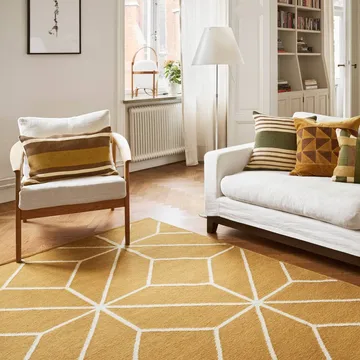 Ayur tæppe - Masala Yellow-Off White, 270x180 cm - Chhatwal & Jonsson