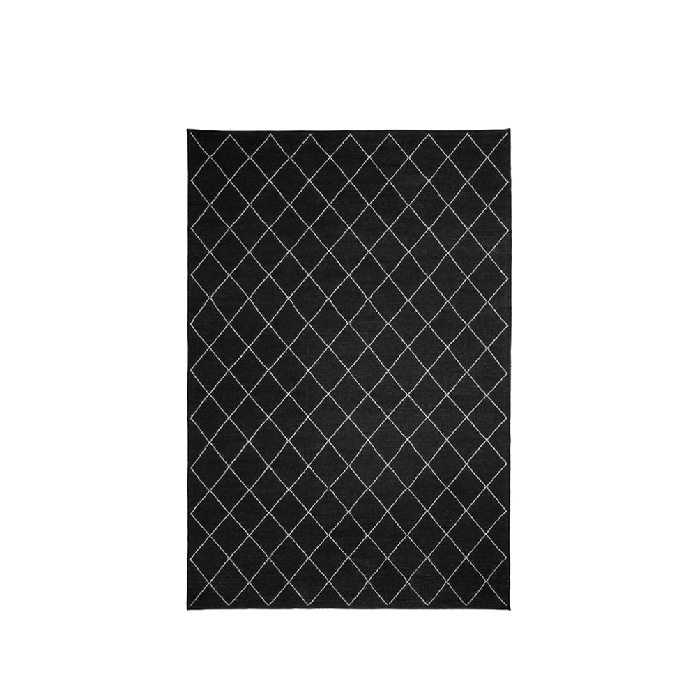 Chhatwal & Jonsson Diamond tæppe Dark grey/Offwhite 184×280 cm