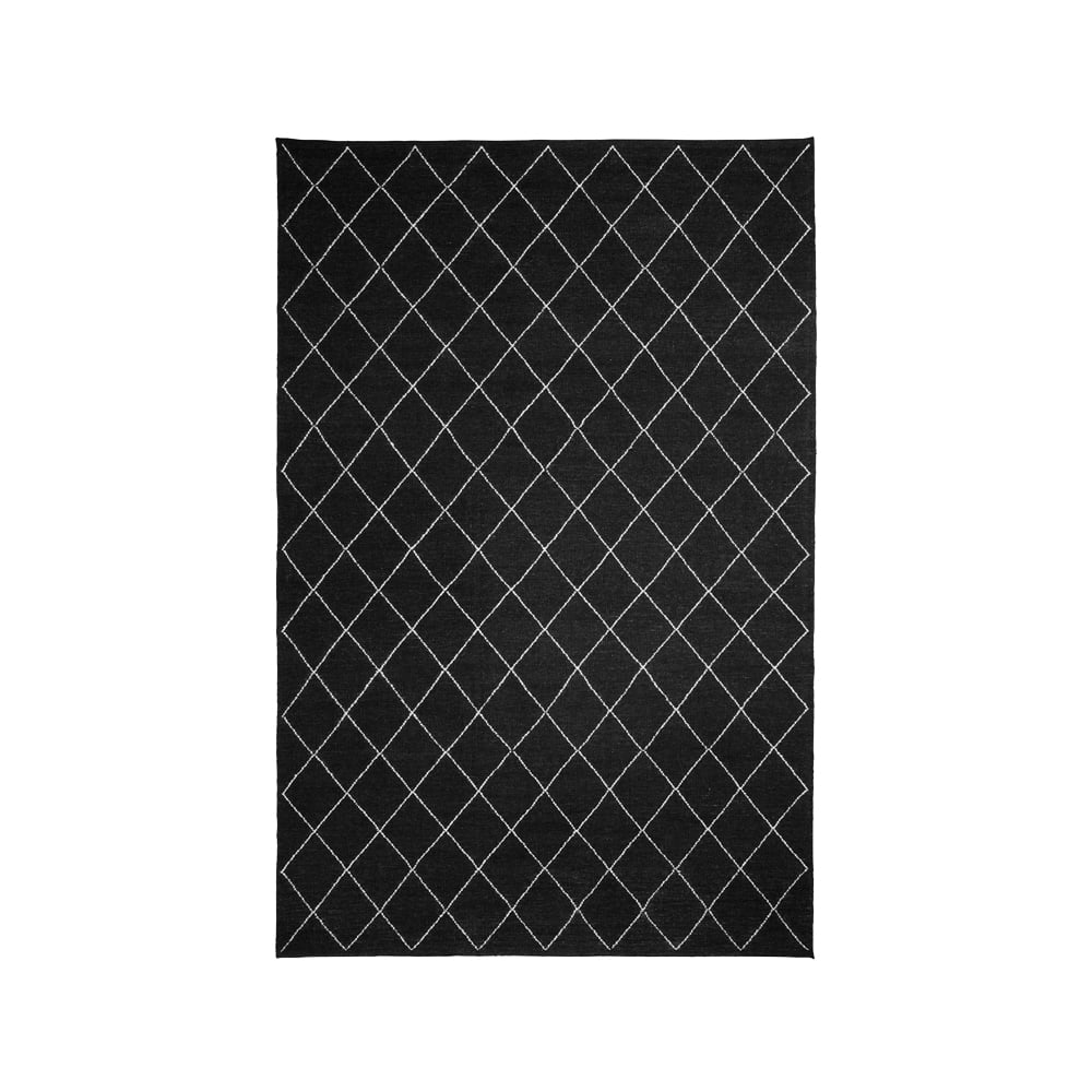 Chhatwal & Jonsson Diamond tæppe Dark grey/Offwhite 230×336 cm