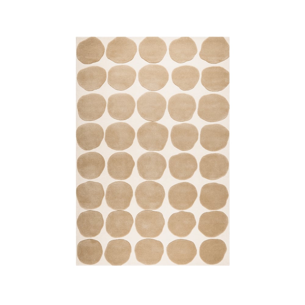 Chhatwal & Jonsson Dots tæppe light khaki/light beige 180×270 cm