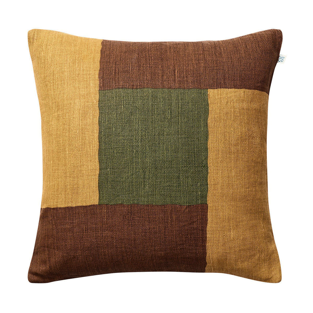 Chhatwal & Jonsson Halo pudebetræk 50×50 cm Taupe/Spicy Yellow/Cactus Green