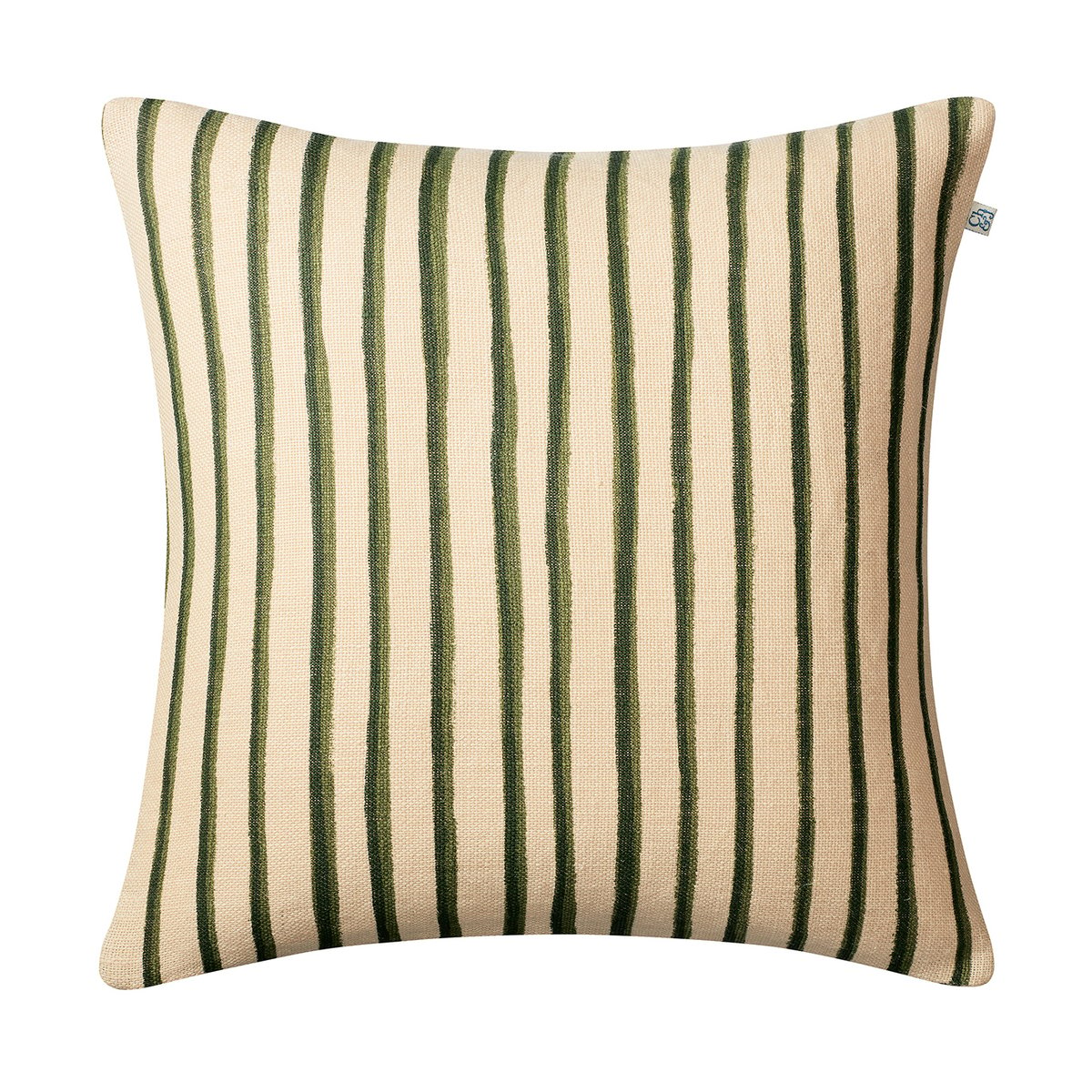 Chhatwal & Jonsson Jaipur Stripe pudebetræk 50×50 cm Beige/Green/Green