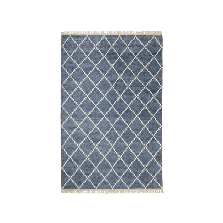 Kochi tæppe, blue melange/offwhite, 180x270 cm Chhatwal & Jonsson