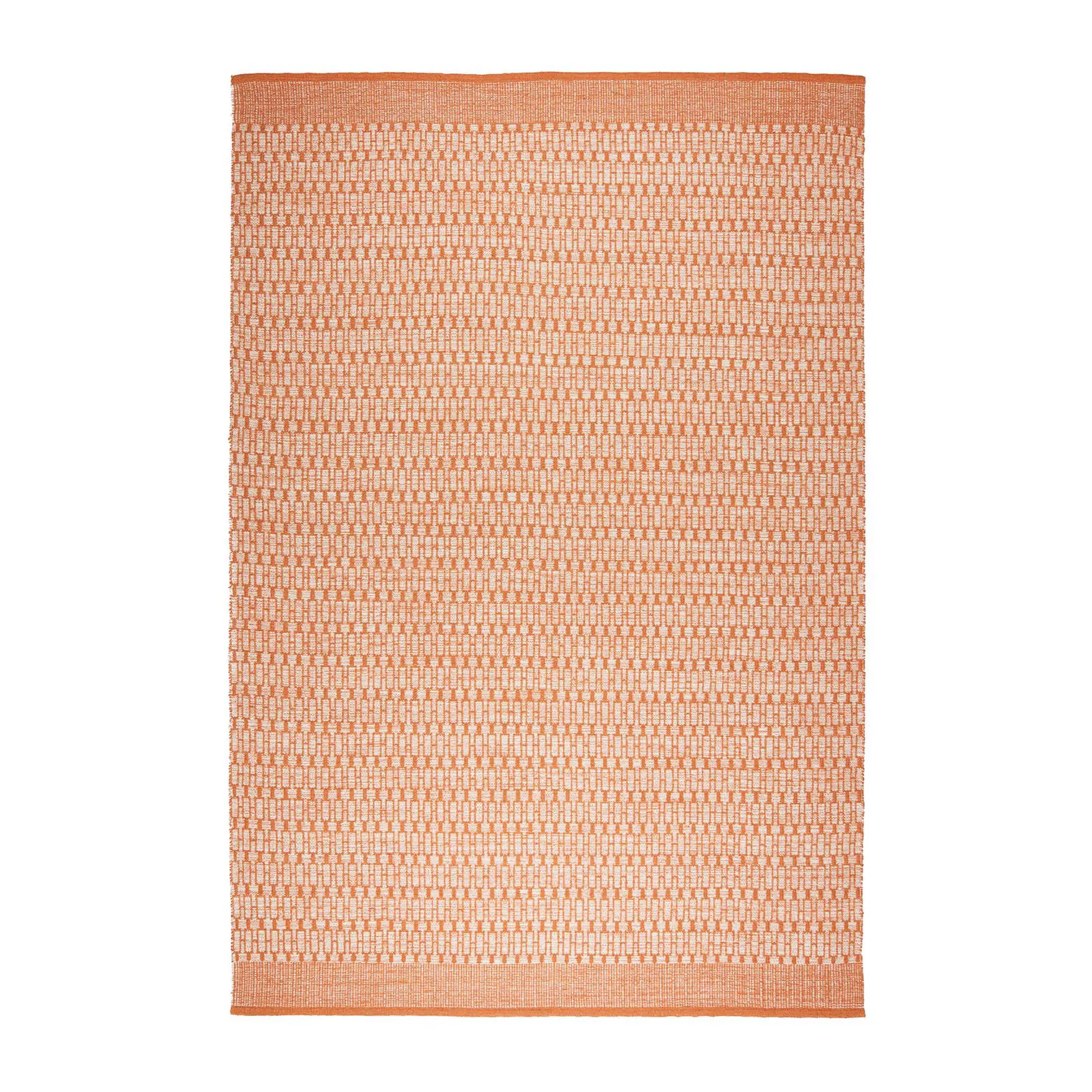 Mahi gulvtæppe 200x300 cm, Offwhite/Orange Chhatwal & Jonsson