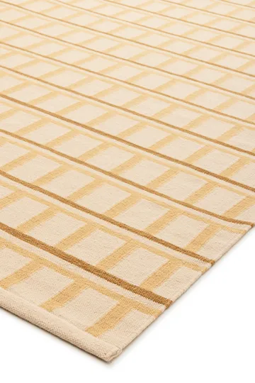 Mysore uldtæppe - Off White-Masala Yellow-Yellow, 180x270 cm - Chhatwal & Jonsson