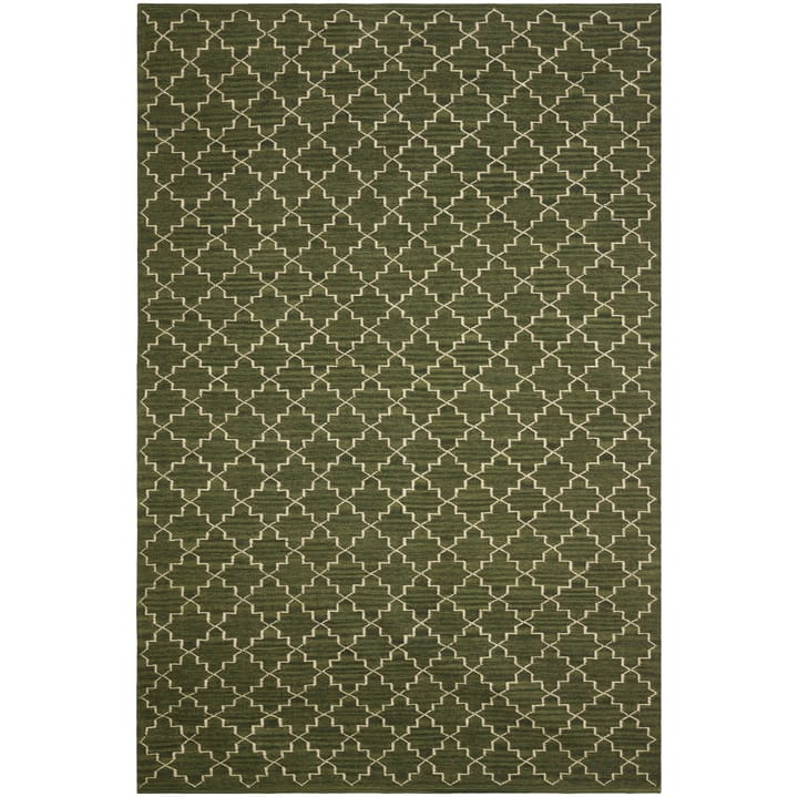 New Geometric tæppe 234x323 cm, Green melange-off white Chhatwal & Jonsson