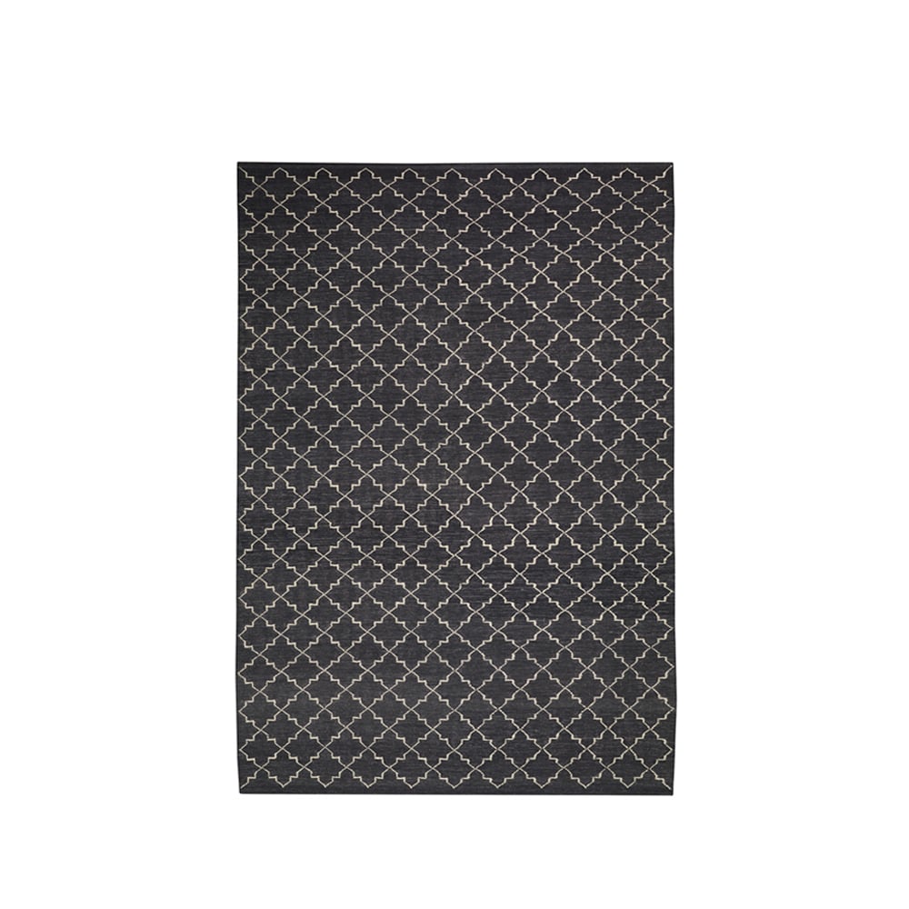 Chhatwal & Jonsson New Geometric tæppe Dark grey/Offwhite 180×272 cm
