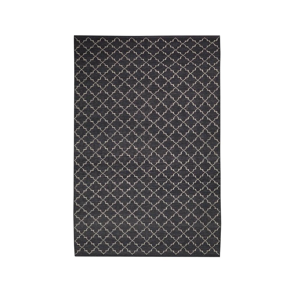Chhatwal & Jonsson New Geometric tæppe Dark grey/Offwhite 234×323 cm
