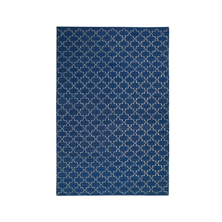 New Geometric tæppe, indigo melange/offwhite, 234x323 cm Chhatwal & Jonsson