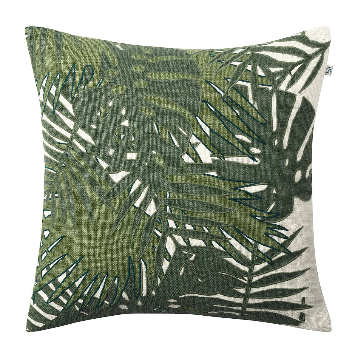 Chhatwal & Jonsson Palm pudebetræk 50×50 cm Green/Cactus green