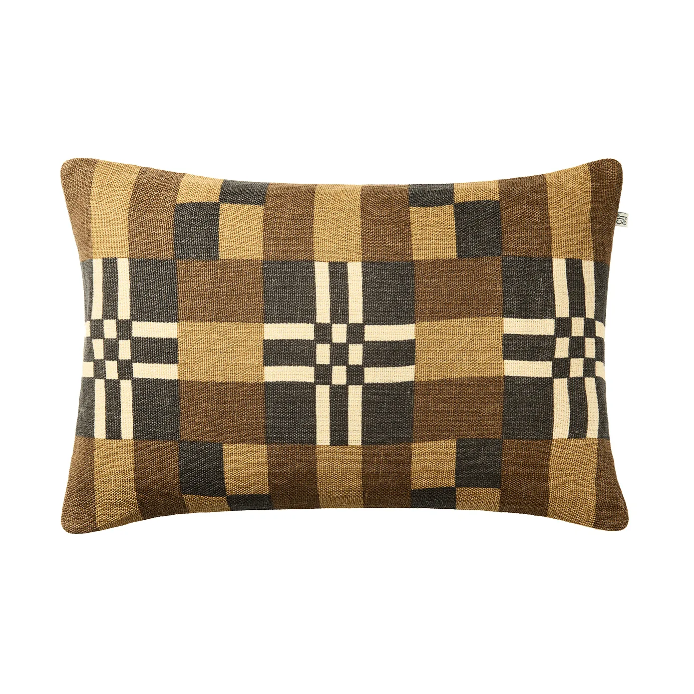 Ravi pudebetræk, Taupe-Khaki-Dark Brown, 40x60 cm Chhatwal & Jonsson